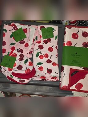 COPY - Kate Spade Cherry kitchen bundle 4 Piece Set
